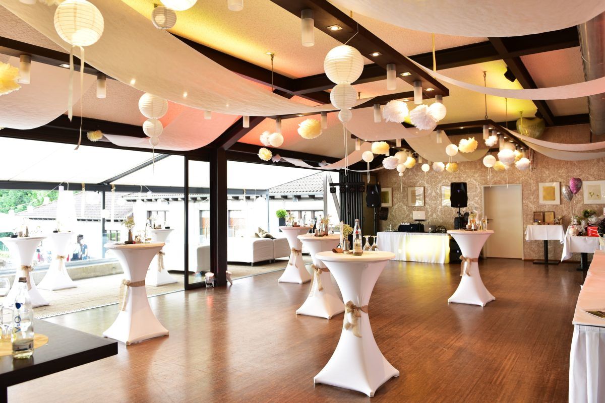 Empfang im Restaurant