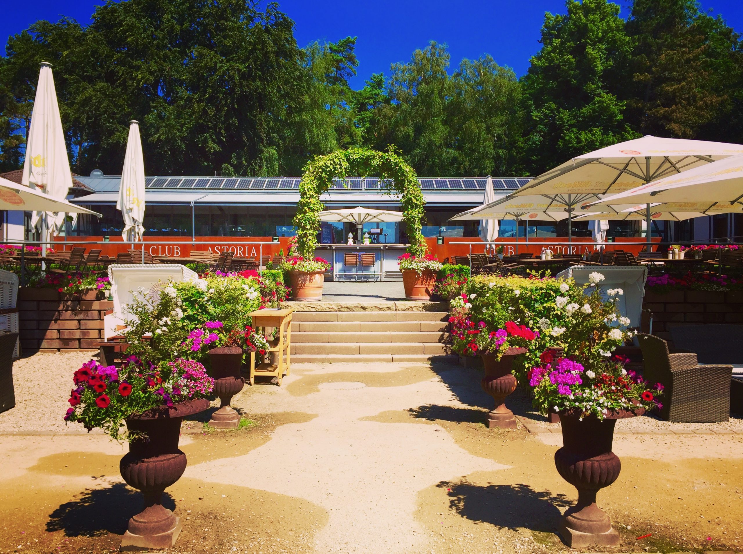 Biergarten Sommer am See